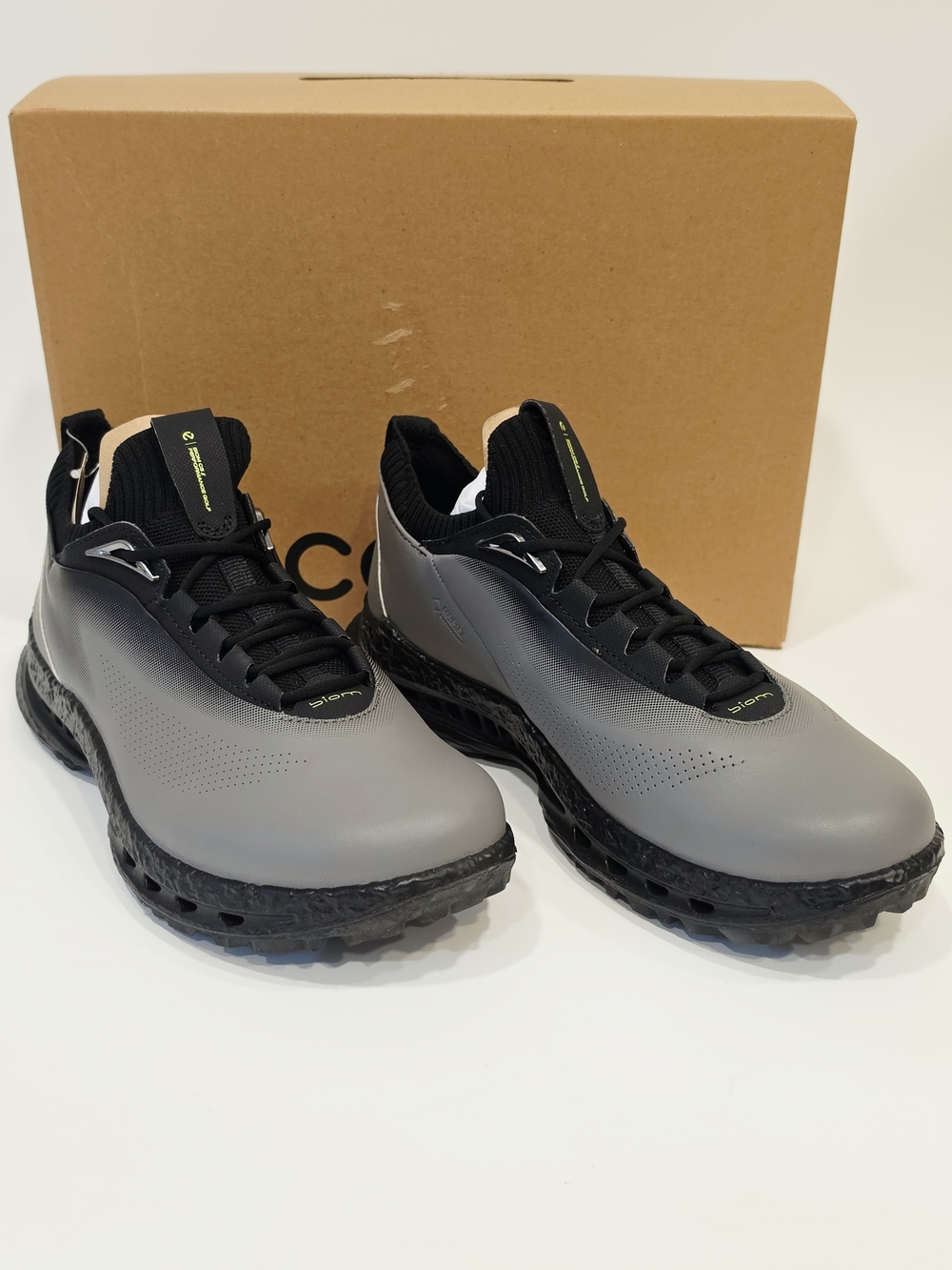 Ecco Mens Golf Biom C5 Leather Gore-Tex Golf Shoes Size EU 46 / US 12 - 12.5